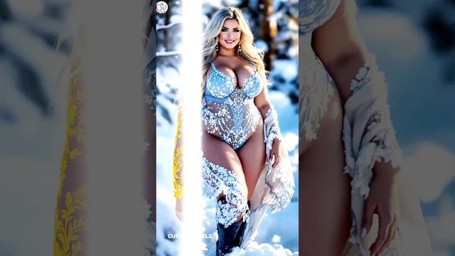 How Winter Elegance  A Plus Size Beauty’s Stunning Snowy Showcase.mp4