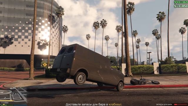 Везём запасы для бара в Grand Theft Auto V. ПРЯМО В КОСМОС! смотреть онлайн