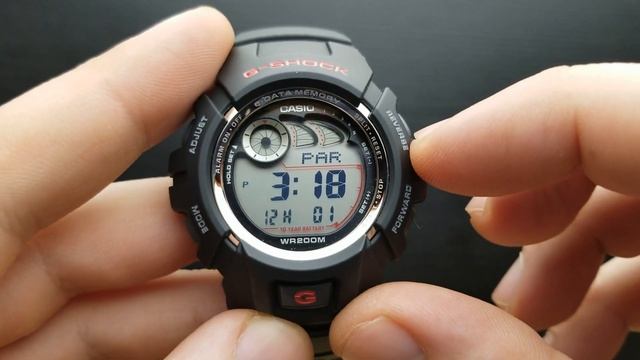 GShock G-2900 - Setting time and date tutorial смотреть онлайн
