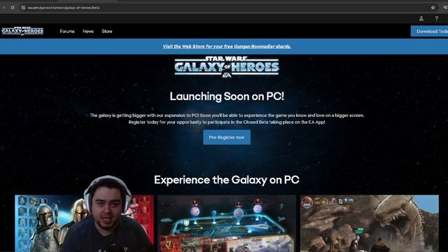 SWGOH? ON PC???? Sign Up Now! смотреть онлайн