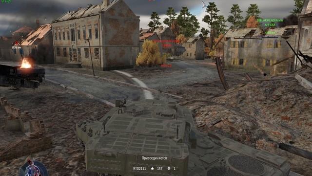 War Thunder Leopard 2PL Рикошет смотреть онлайн