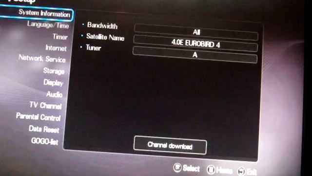 Azbox Fast switching of settings menue on a IDE HDD смотреть онлайн