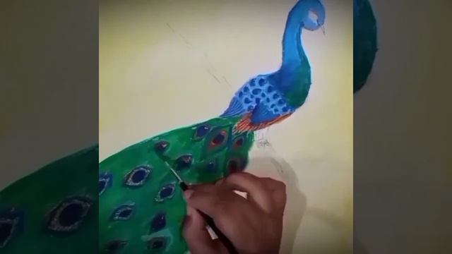 #BEAUTIFUL PEACOCK ON A TREE l #HOW TO MAKE A PEACOCK смотреть онлайн