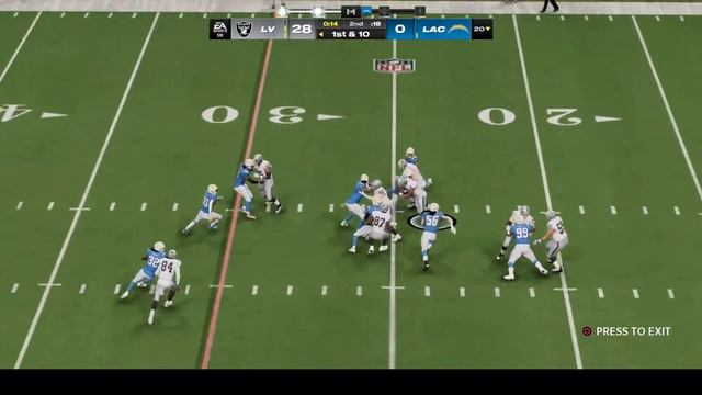 MPSL s4 Week 8 SatNF Raiders @ Chargers смотреть онлайн