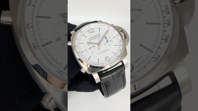 Pre-owned 2022 Panerai Luminor Chrono PAM 01218 Watch смотреть онлайн