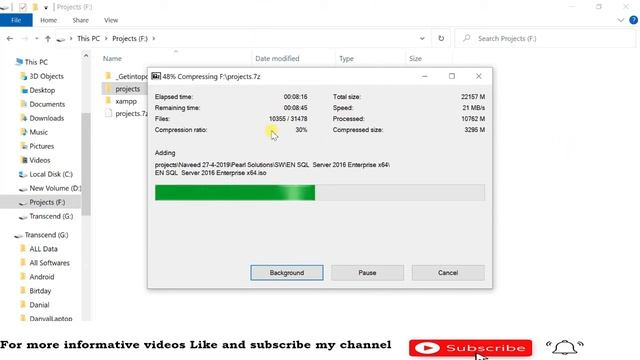 Compress File Or Folder Size | Reduce Folder Size | Compress Using 7zip Compressor | Smaller Size