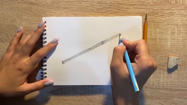 Как нарисовать дудочка карандашом | Рисунок для начинающих поэтапно смотреть онлайн