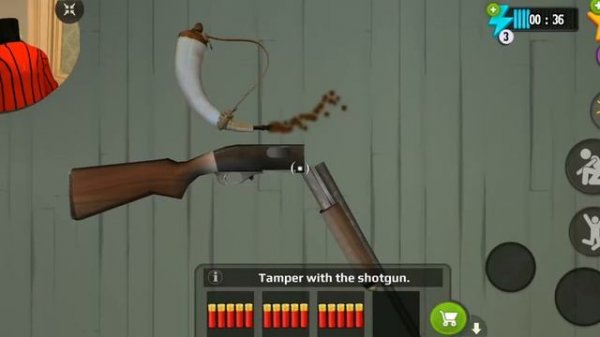 Страшный незнакомец Scary Stranger  Ружье