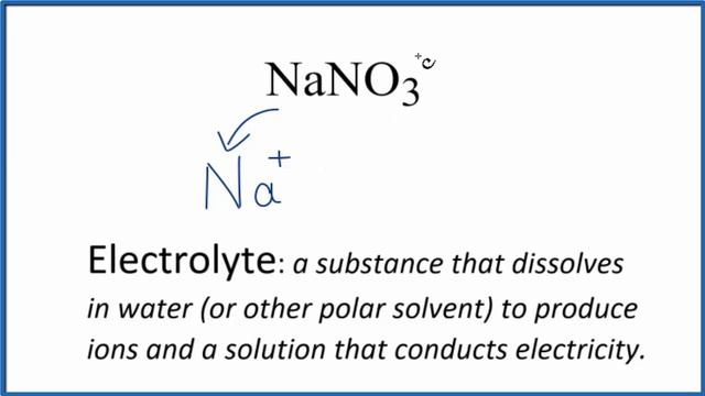 Is NaNO3 (Sodium nitrate) an Electrolyte or Non-Electrolyte? смотреть онлайн