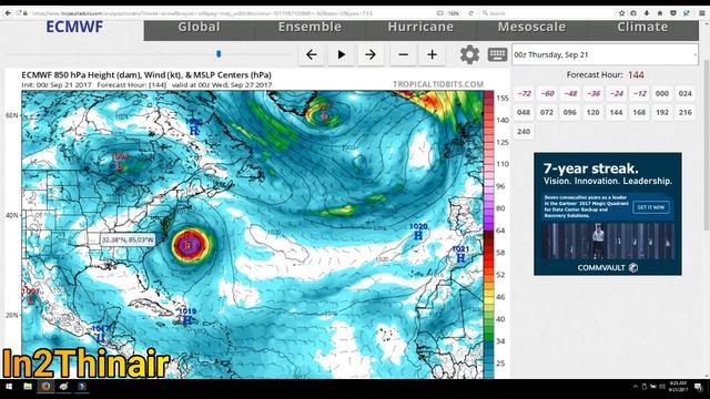 Hurricane MARIA Sets its EYES on 'EAST COAST' 9/21 UPDATE