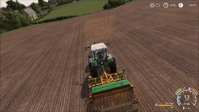 Farming Simulator 19. Amazone DB 30 super seeder. смотреть онлайн