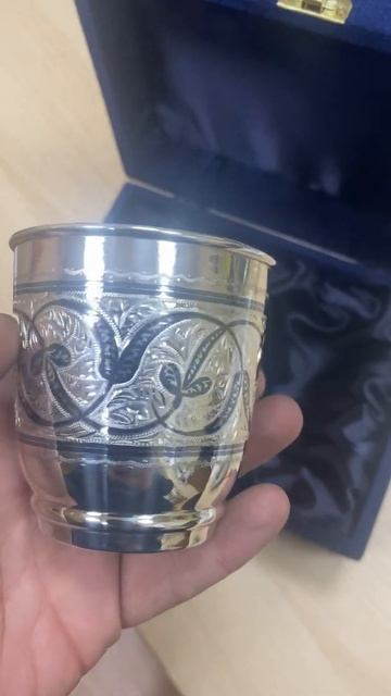 Серебряный кубачинский стакан