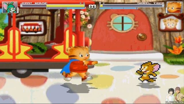 M.U.G.E.N BATTLES | Jerry Mouse vs Daniel Tiger | Tom and Jerry vs Daniel Tiger's Neighborhood смотреть онлайн
