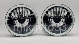 Обзор + установка LED лампы с линзой в оптику с гладким стеклом на НИВУ - УАЗ