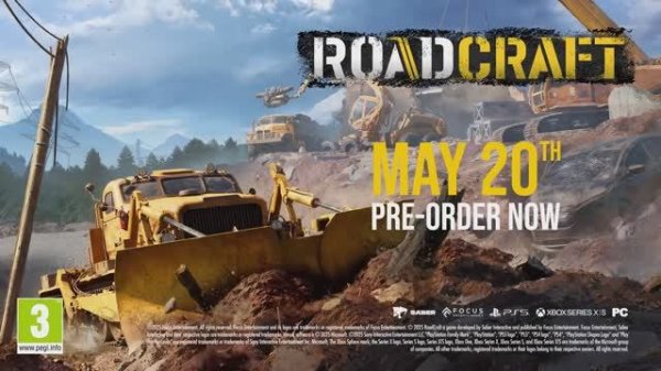 RoadCraft - геймплей (3 минуты)