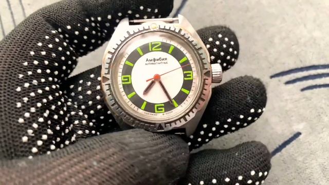 Collectible watch VOSTOK amphibian 2409 Su antimagnetic made in USSR/Wrist watch WOSTOK CCCP смотреть онлайн