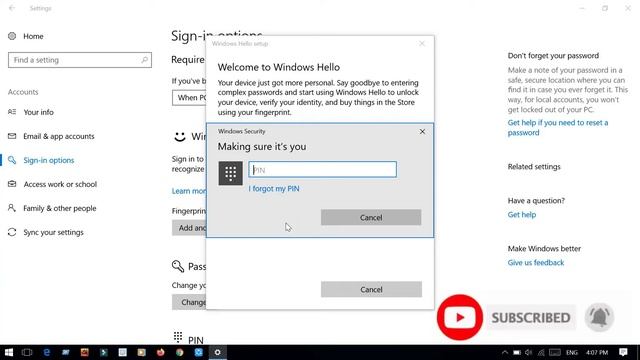 How to Setup Fingerprint in Windows 10(Any Device) || Bangla Version || Full Fingerprint Setup || смотреть онлайн