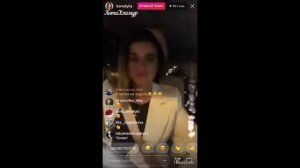 Ксения Бородина в прямом эфире Instagram 11 05 2018