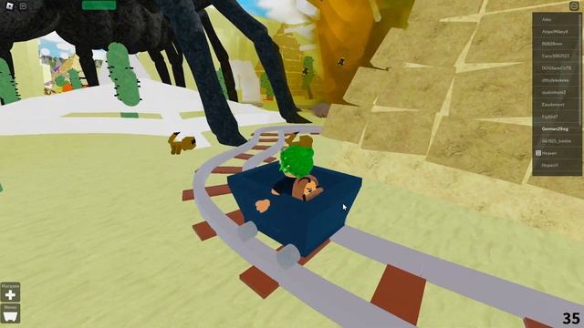Покатался и взорвало меня в roblox создай свою поездку на тележке!!! смотреть онлайн