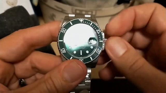 LIGE 6801 Hulk Submariner Homage Watch Unboxing смотреть онлайн