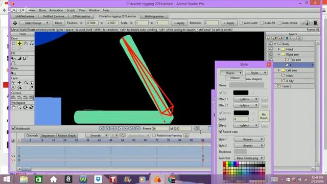 ANIME STUDIO PRO LIVE rigging смотреть онлайн