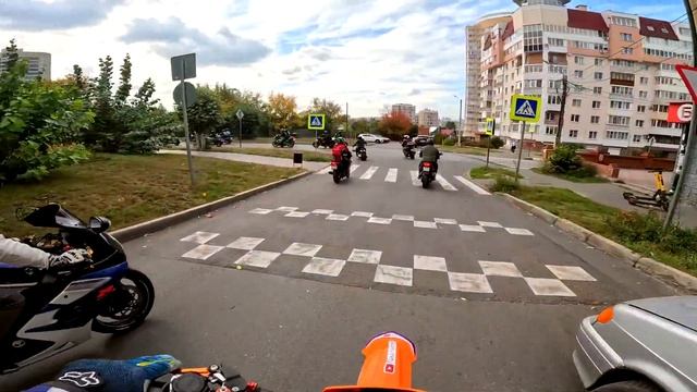 День памяти мотоциклистов + встреча с детишками. смотреть онлайн