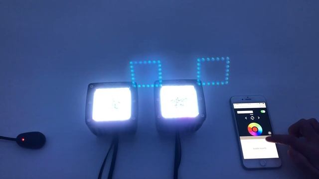 3" 30W LED Cubes/Pods RGB Chasing Halo With Bluetooth App Remote Control смотреть онлайн