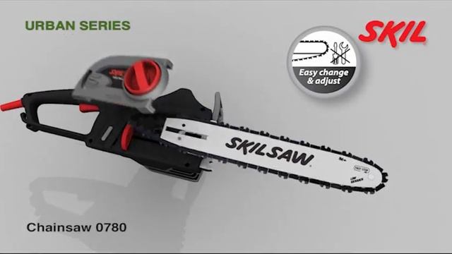 La sierra de cadena Skil 0780 es ideal para jardines urbanos смотреть онлайн