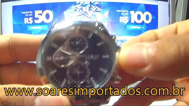 Relógio de Luxo Aço Inox - Soares Importados смотреть онлайн