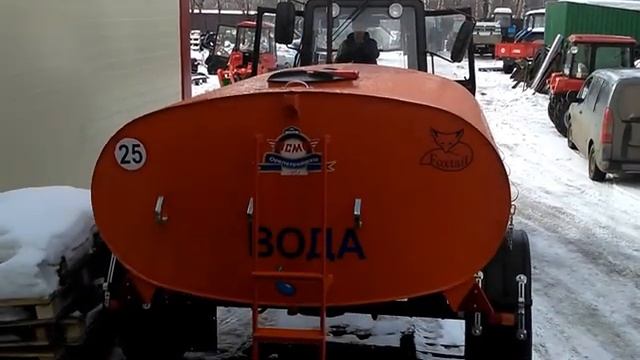 Погрузка бочки ОПМ 3,5 в еврофуру смотреть онлайн