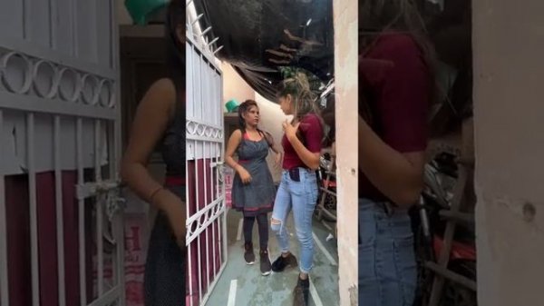 Two girls changing clothes without knowing Boys watching them🤫