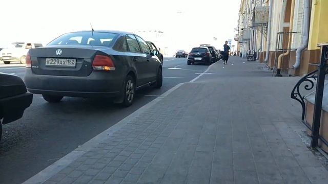 Нижний Новгород, вид снизу. Нижне Волжская набережная ост - Речной вокзал ост 2023 смотреть онлайн