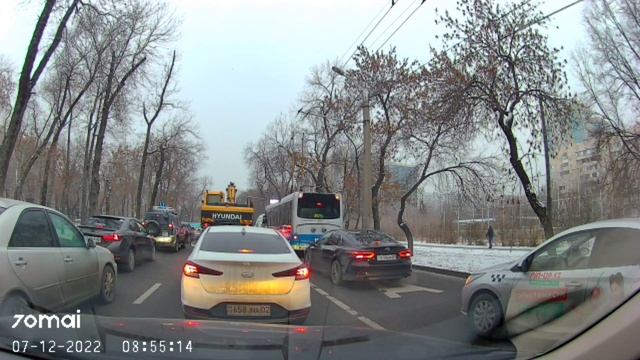 07.12.2022 Алматы Абая движение по ОТ смотреть онлайн