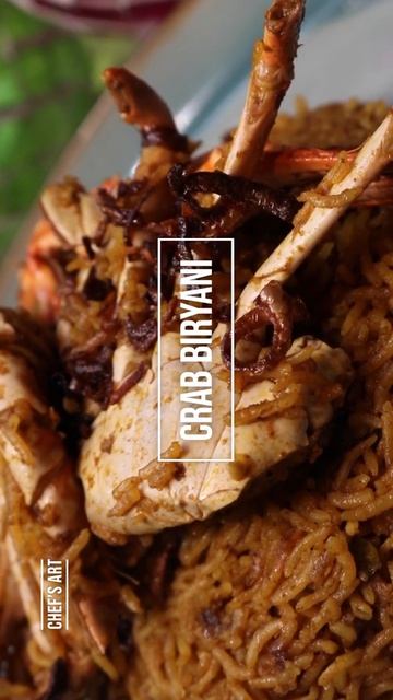 How to Cook Crab Dum Biryani 👨🏽🍳 #shorts смотреть онлайн