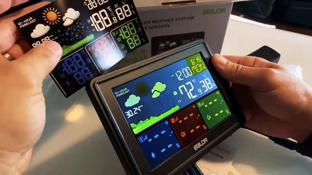 BALDR Wireless Weather Station W/3 sensors. смотреть онлайн