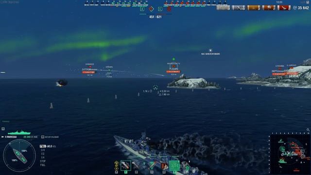 World of Warships - быстрый эсминец марсо смотреть онлайн