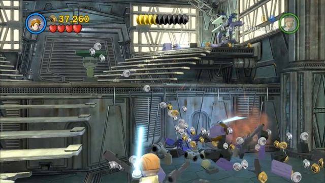 LEGO Star Wars 3: The Clone Wars (PS3) Asajj Ventress Chapter 1 The Hidden Enemy Walkthrough смотреть онлайн