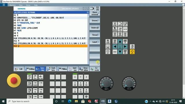 Stock Removal 2 | Step Turning | Pattern Repeating Cycle | Siemens ShopTurn | SinuTrain Sinumerik смотреть онлайн