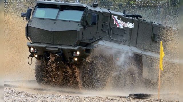 КАМАЗ может выдержать подрыв 8кг тротила