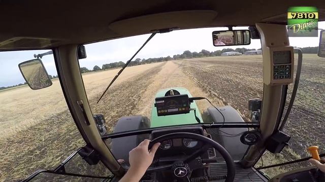 John Deere 7810 + 6m Gregoire Besson - Hard Work Sound! смотреть онлайн