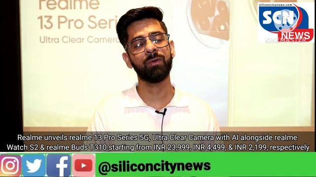 realme unveils realme 13 Pro Series 5G, Ultra Clear Camera with AI alongside realme Watch S2 & T31 смотреть онлайн