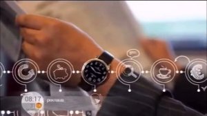 Рекламная заставка (Первый Канал Октябрь утро осень часы на руках)