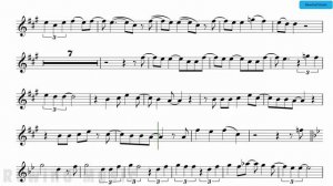 The Supremes Baby Love Alto Sax Backing Track and Sheet Music(360P)