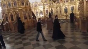 Всех преподобных отцов, в подвиге просиявших. Вечернее богослужение.