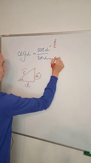 Почему ctg=cos/sin? смотреть онлайн