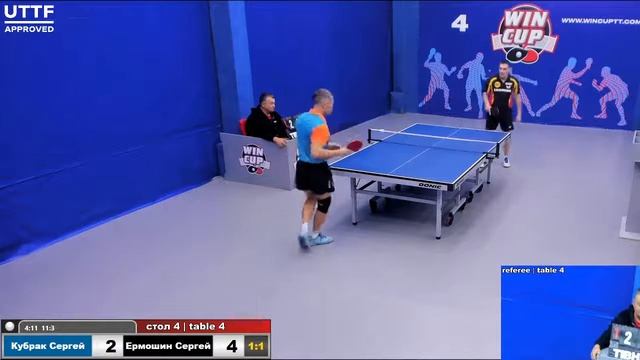 16:30 4 стол Кубрак Сергей 3-1 Ермошин Сергей Юг-3 24.10.2020 смотреть онлайн