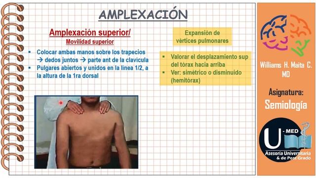 Semiología de Tórax Clase 2/ Respiratorio 2 смотреть онлайн