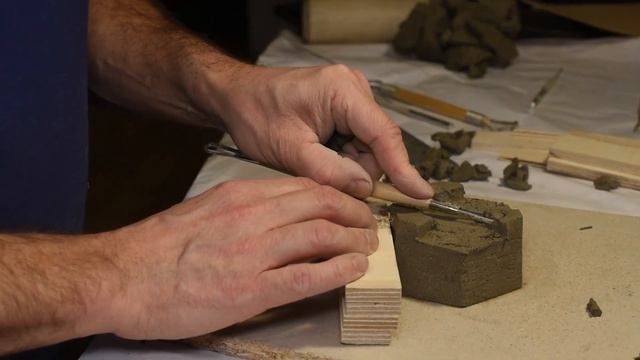 Carving a Hexagonal Mame Bonsai Pot in clay. DIY easy ceramics! #Bonsaipot #mamebonsaipot #Bonsai смотреть онлайн