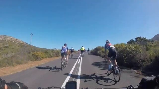 Cape Town Cycle Tour 2023 - Tandem over Smitswinkel - Half Way. смотреть онлайн