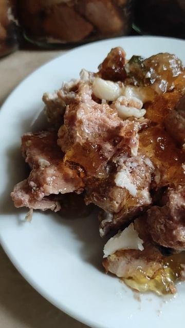 домашняя тушенка в автоклаве бомба 👍✊👌